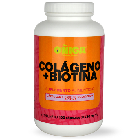 COLAGENO+BIOTINA OÑIGA 100 cápsulas de 730 mg c/u