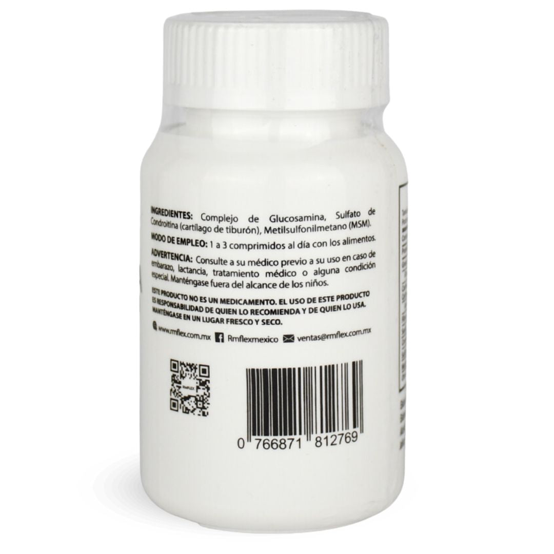 Rmflex glucosamina + condroitina 90 comprimidos 1 g