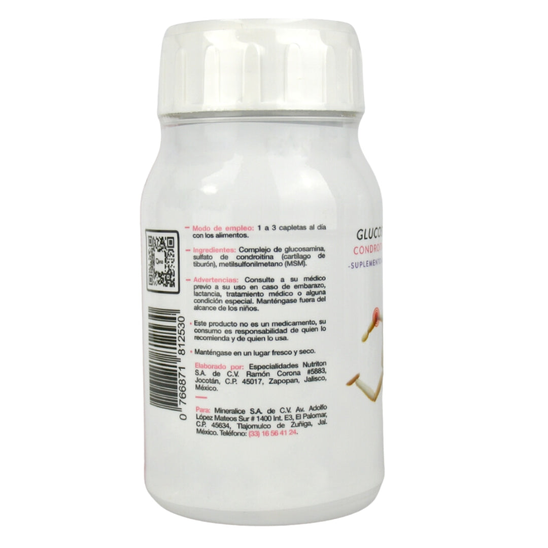 Glucosamina Condroitina MSM 90 comprimidos 1 g Qina ntl